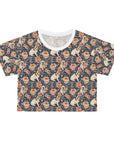 Blooming Bulldog Beauty Crop Tee