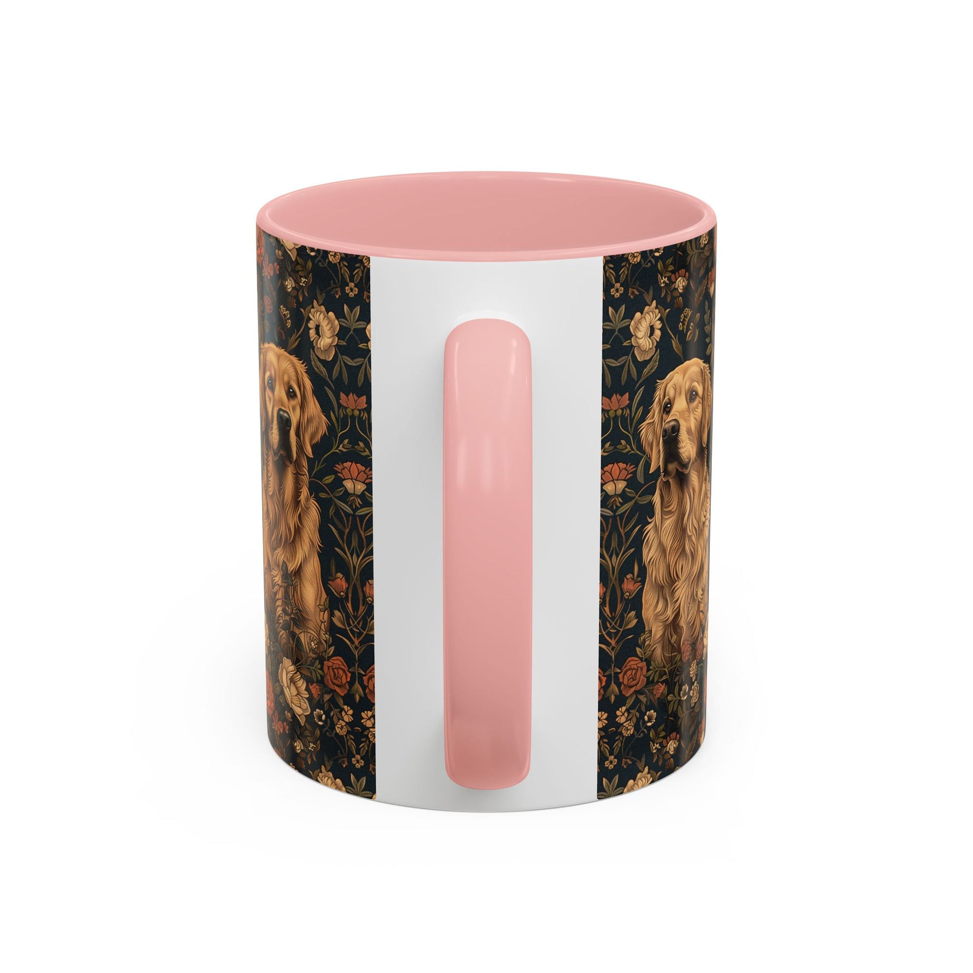 Fanciful Golden Paradise Blossom Accent Coffee Mug