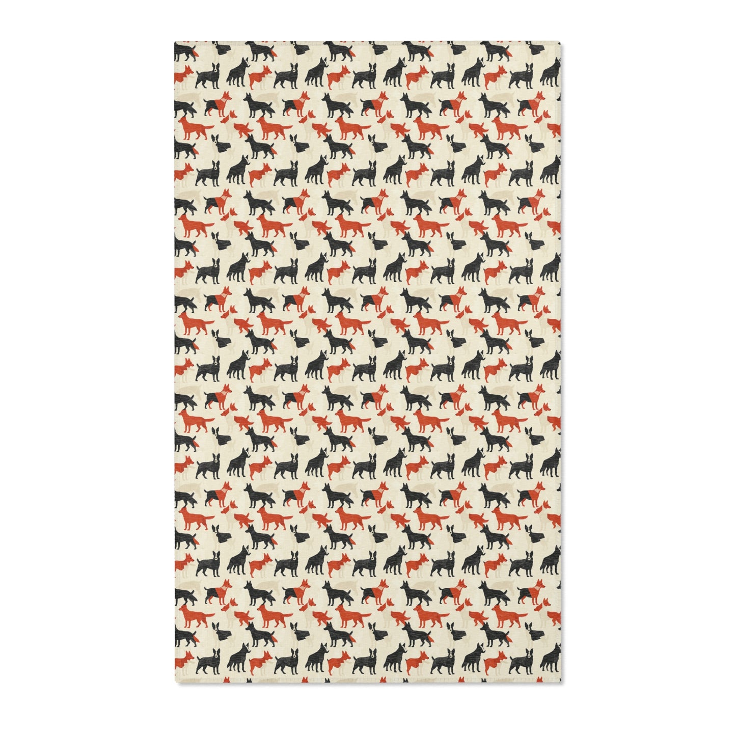 Modern Shepherd Chic - German Shepherd Area Rug