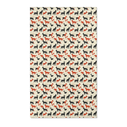 Modern Shepherd Chic - German Shepherd Area Rug