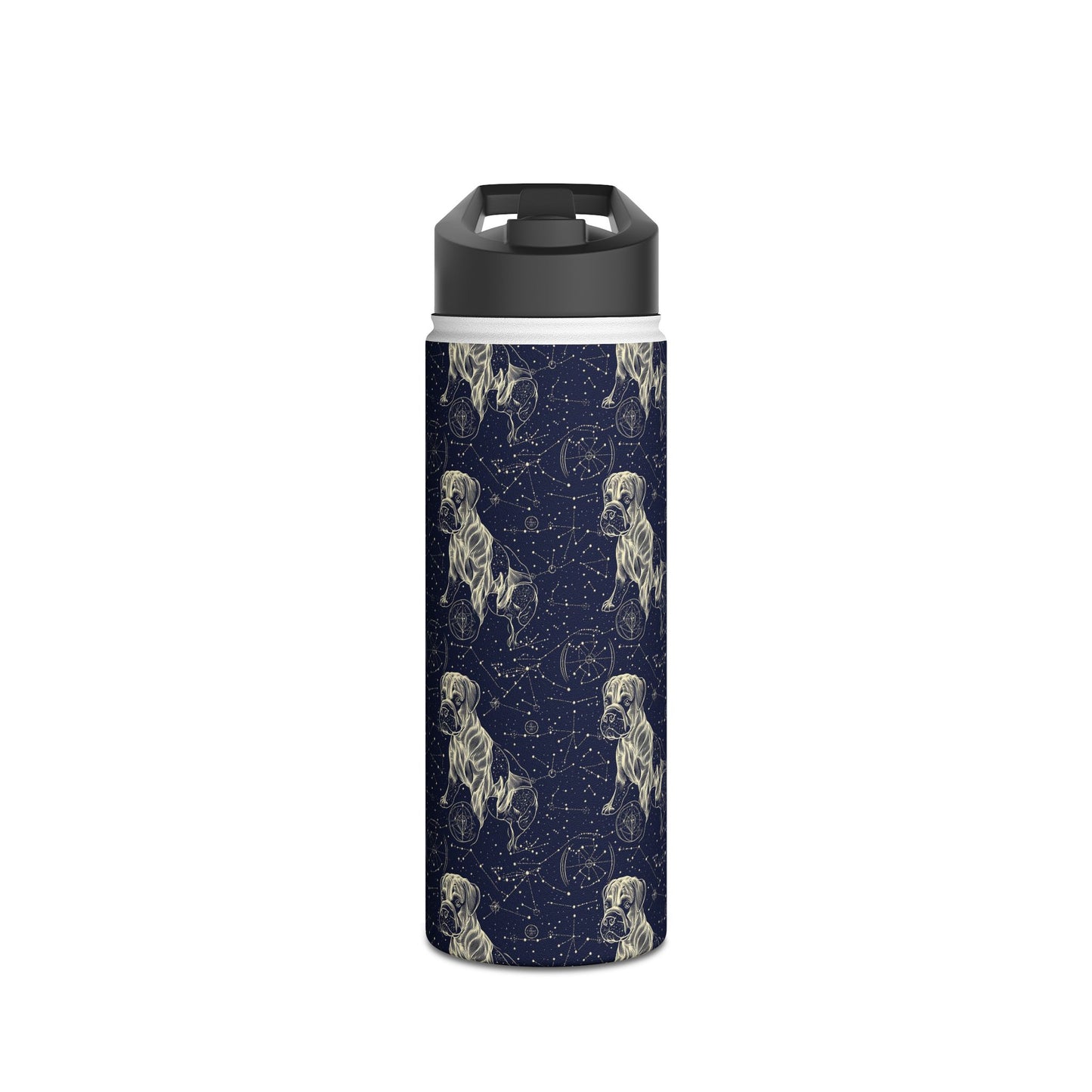 Celestial Boxer Bliss Stainless Steel Water Bottle