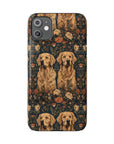 Fanciful Golden Paradise Blossom Slim Phone Cases