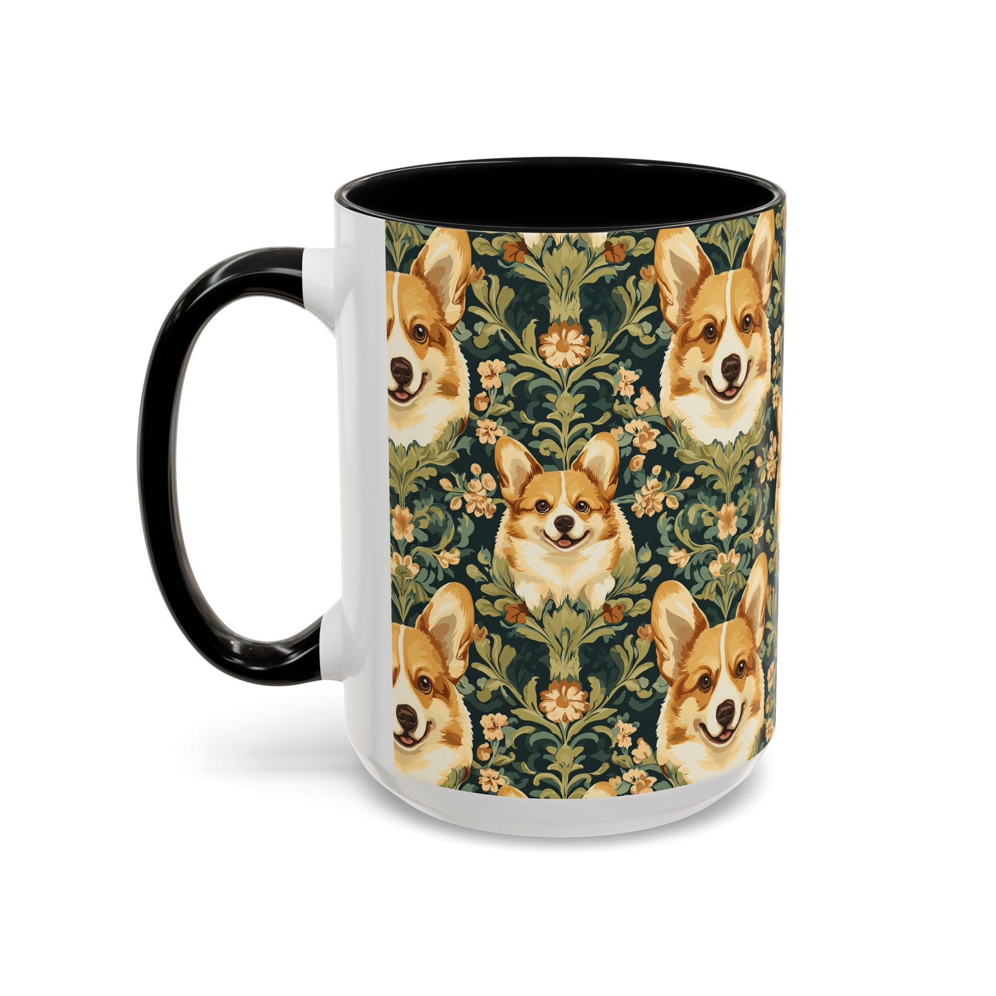 Corgi Charmz Accent Coffee Mug