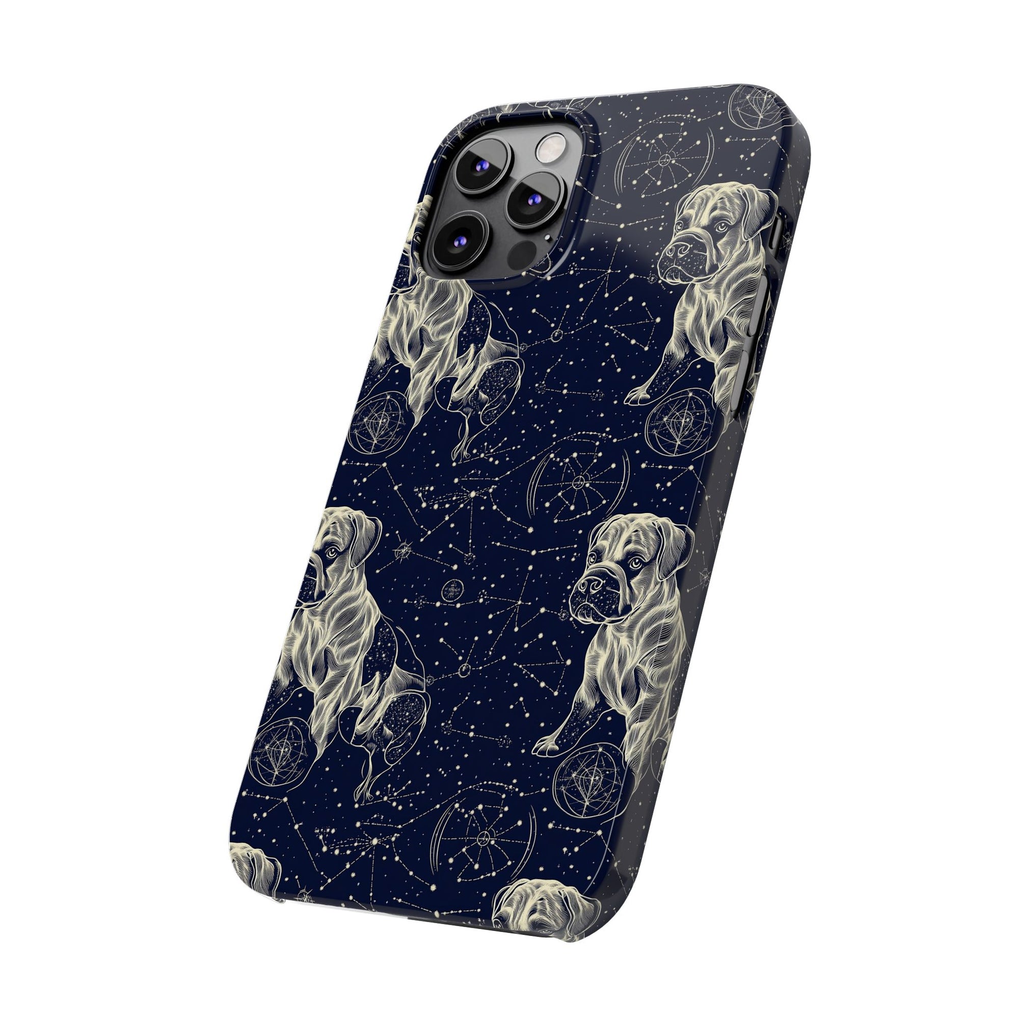 Celestial Boxer Bliss Slim Phone Cases