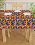 Impressionistic German Shepherds Tablecloth