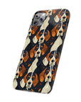 Beagle Glimmer Gaze Glamour Slim Phone Cases