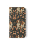 Beagle Blossom Bonanza Flip Cases