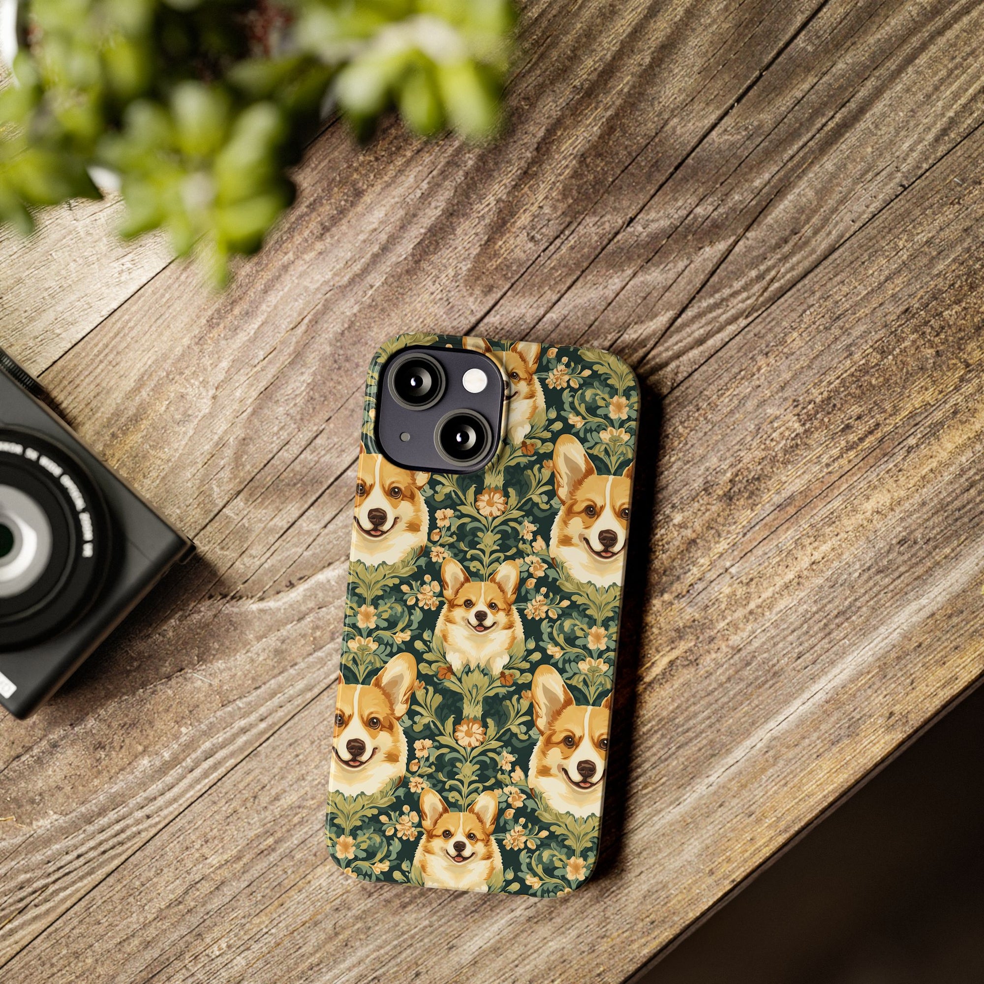 Corgi Charmz Slim Phone Cases