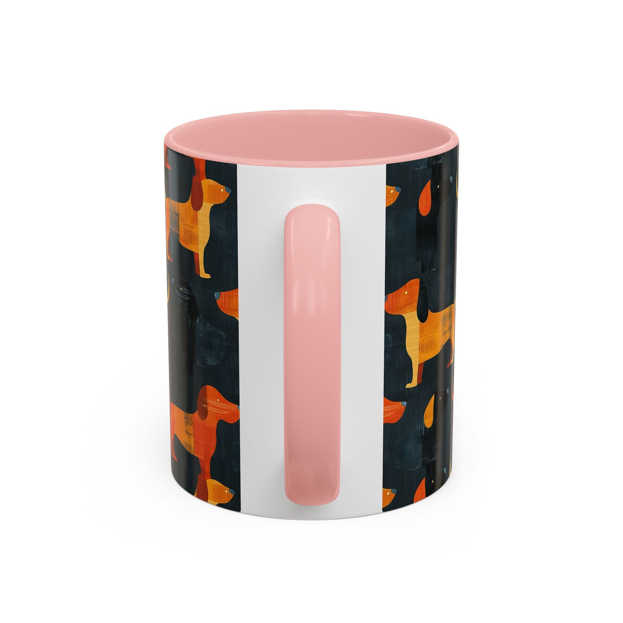 Dapper Dachshund Noir Glow Accent Coffee Mug