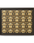 Royal Pawsitivity Labs Matte Canvas, Framed