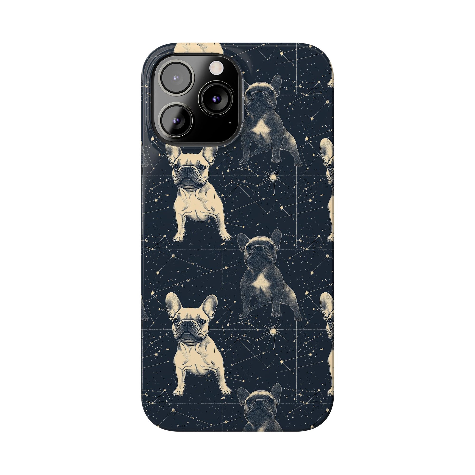 Frenchie Celestial Soar Slim Phone Cases