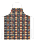 Pawsome Rottweiler Royalty Plaid Apron