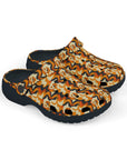 Golden Woof Abstract Glamour Kid's Foam Clogs