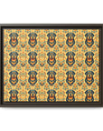 Royal Rottie Regalia Matte Canvas, Framed