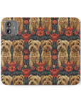 Yorkie Charm Twins Flip Cases