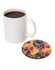 Impressionistic German Shepherds Cork Back Coaster