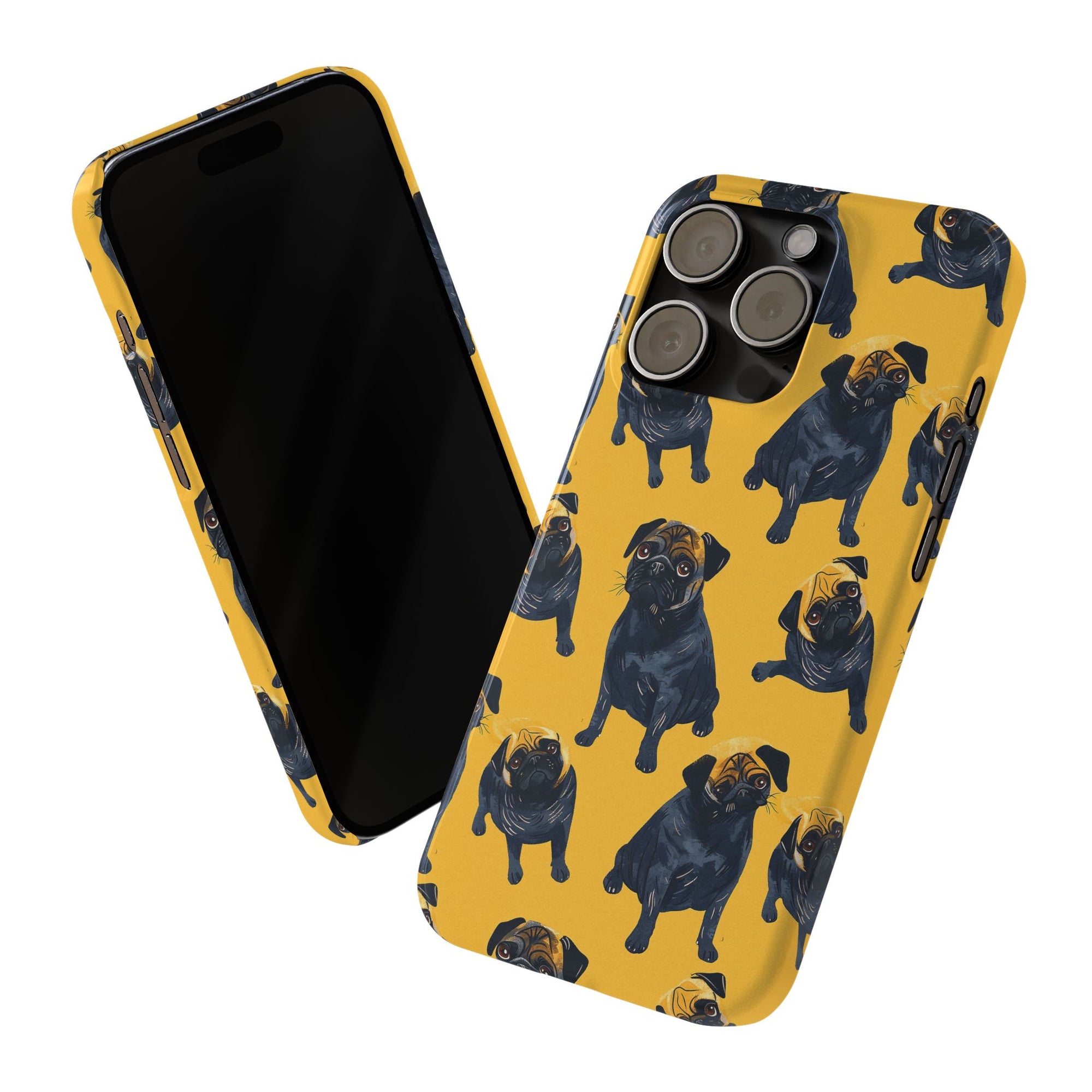 Puglet Posh Paradise Slim Phone Cases