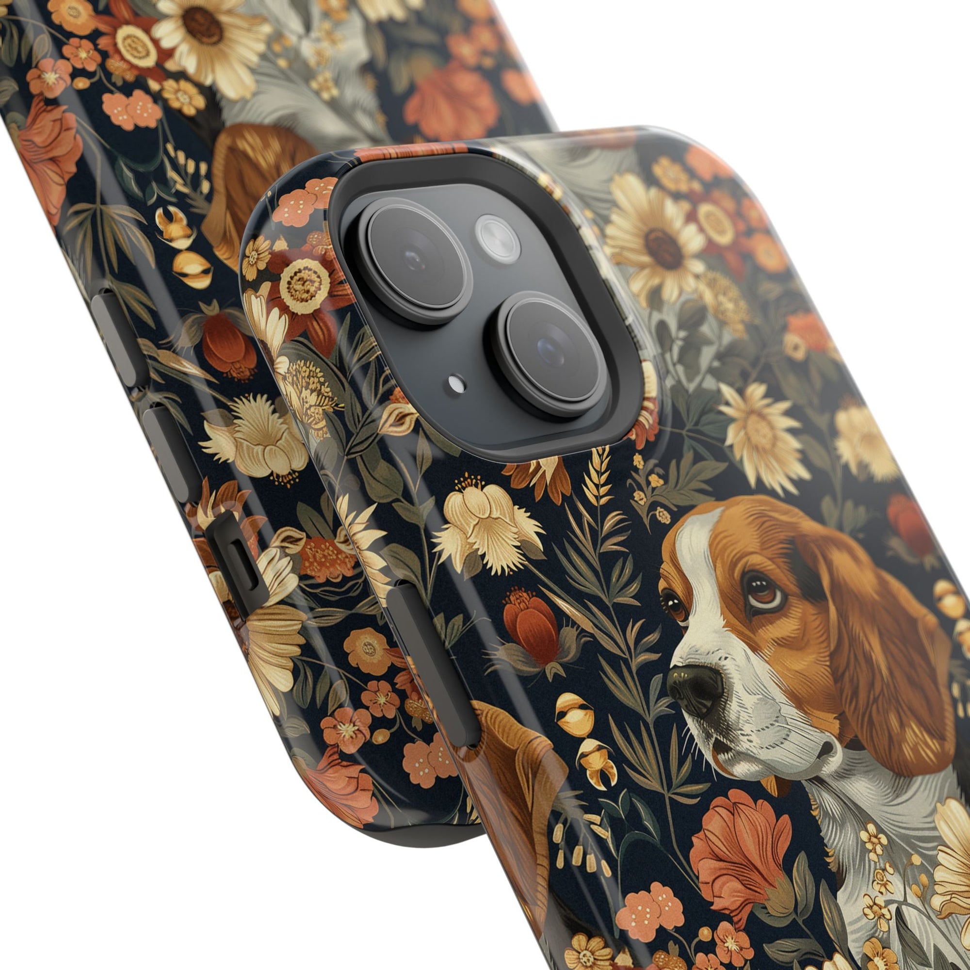 Beagle Blossoms Magnetic Tough Cases