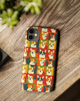 Corgi Chic Popart Pup Slim Phone Cases