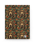 Labrador Lush Pooch Tapestry Hardcover Journal Matte