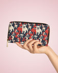 Bulldoggy Bliss Chomper Zipper Wallet