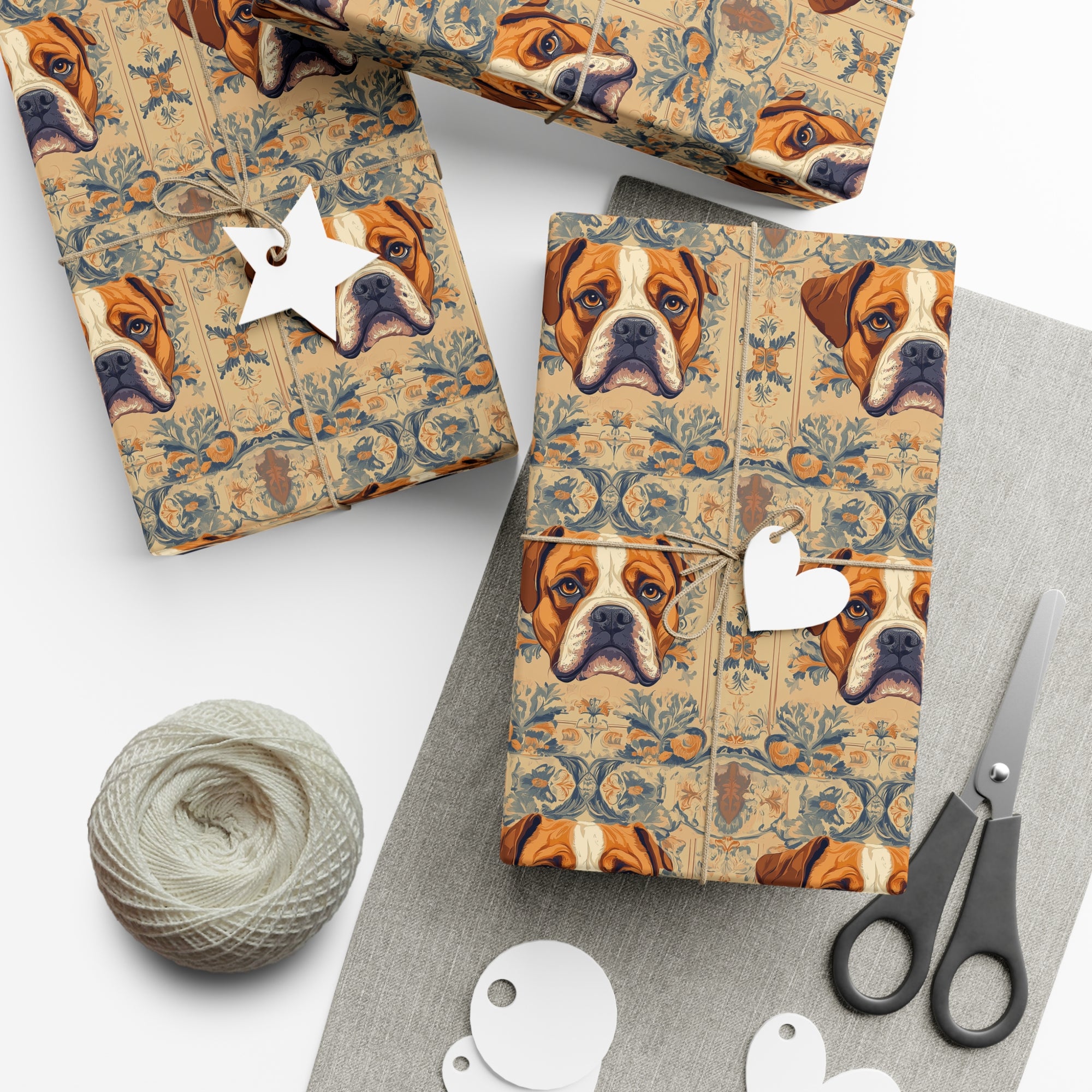 Bowtie Boxer Bliss Gift Wrap Papers