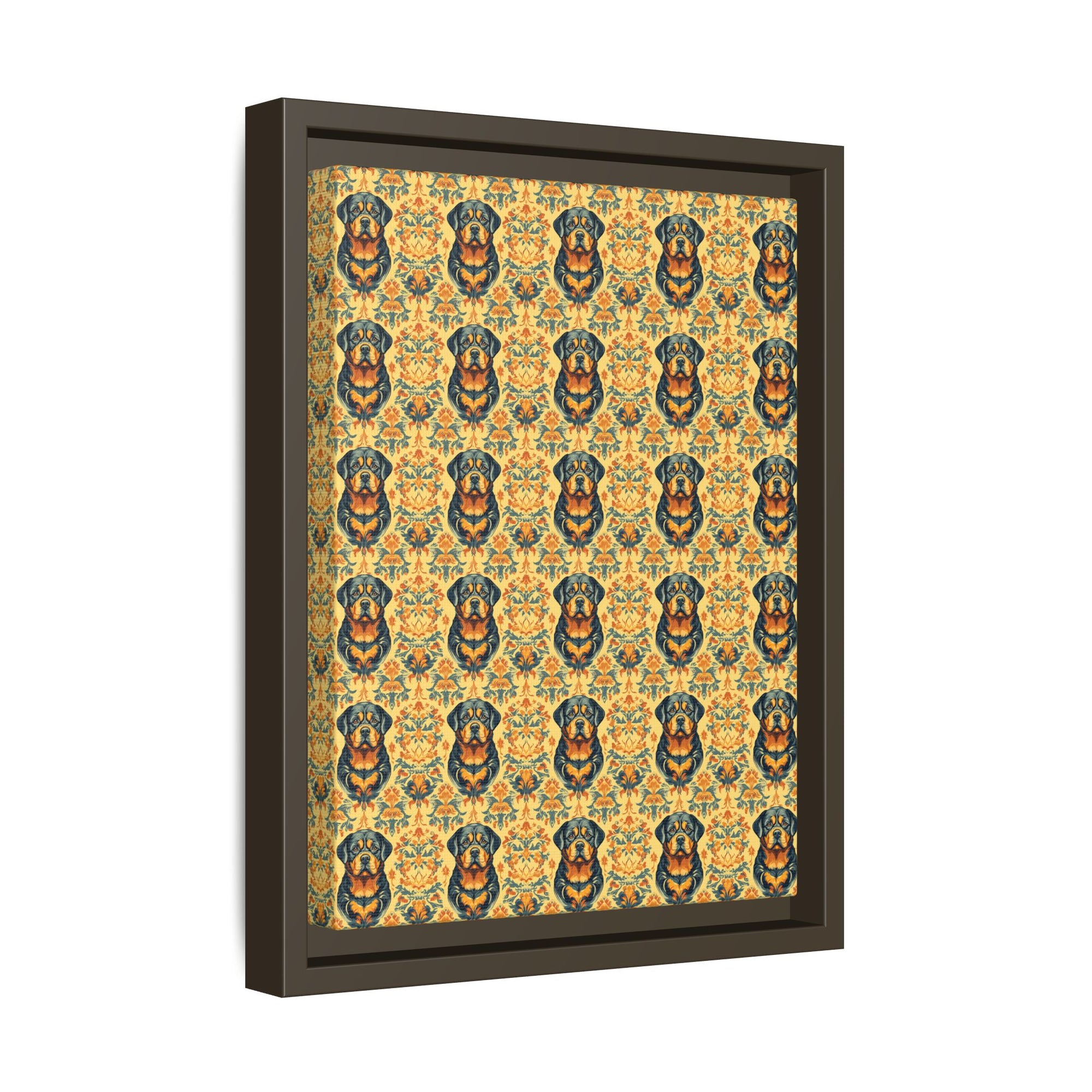 Royal Rottie Regalia Matte Canvas, Framed