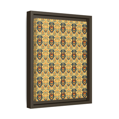 Royal Rottie Regalia Matte Canvas, Framed