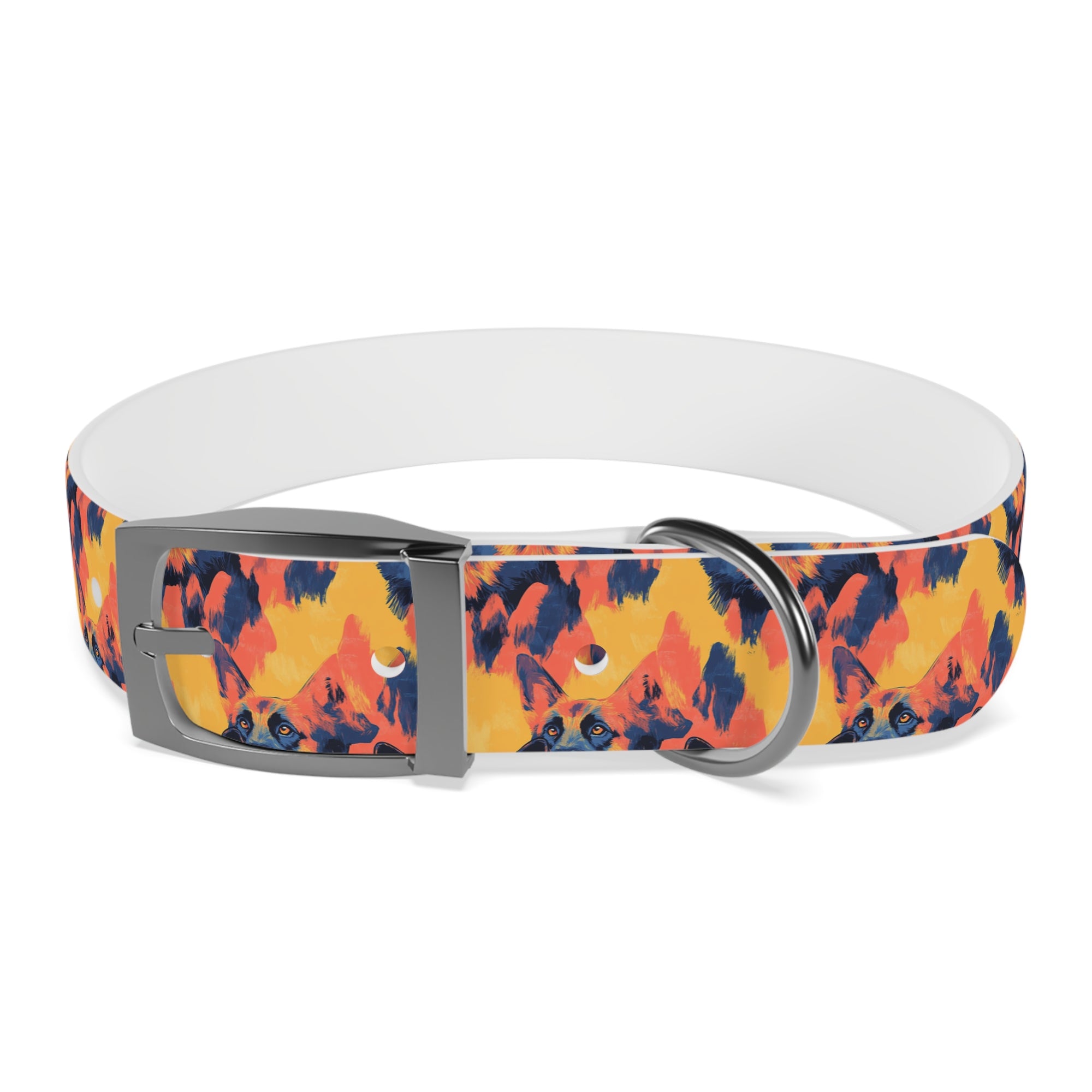 Impressionistic German Shepherds Dog Collar