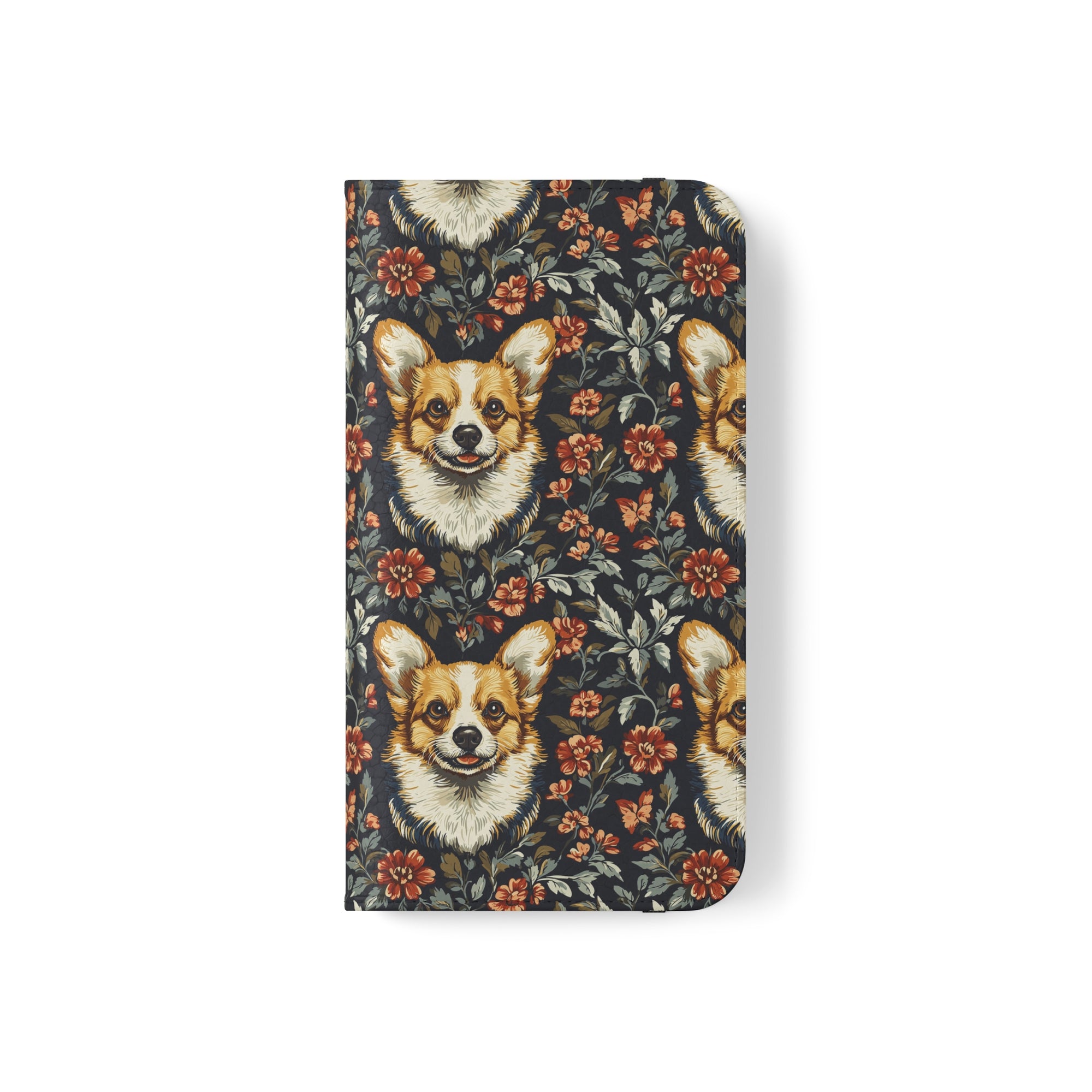 Floofy Corgi Blossom Blast Flip Cases