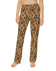 Autumnal German Shepherd Glamour Kids Pajama Pants