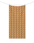 Golden Woof Abstract Glamour Mink-Cotton Towel