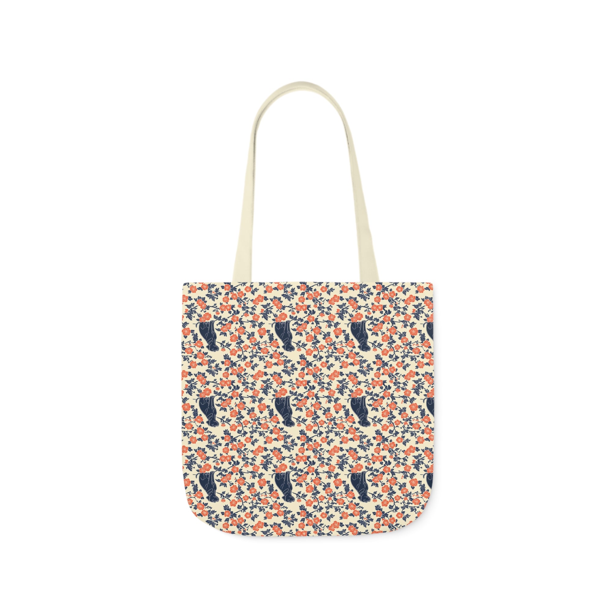 Bloomiful Lab Bouquet Canvas Tote Bag