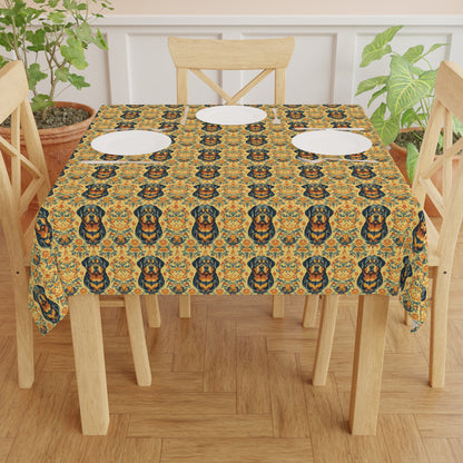 Royal Rottie Regalia Tablecloth