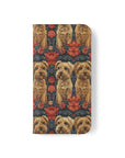 Yorkie Charm Twins Flip Cases