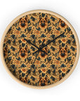 Autumnal German Shepherd Glamour Wall Clock