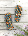 Corgi Carnival Couture Flip Flops