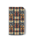 Pawsome Rottweiler Royalty Plaid Flip Cases