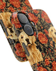 Golden Pawsatronic Tapestry Slim Phone Cases