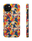 Bloom Pup Frenchietastic Splatter Magnetic Tough Cases