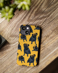 Puglet Posh Paradise Slim Phone Cases