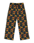 Dapper Dachshund Noir Glow Women's Pajama Pants