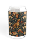 Dazzling Dachsund Blossoms & Foliage Sipper Glass