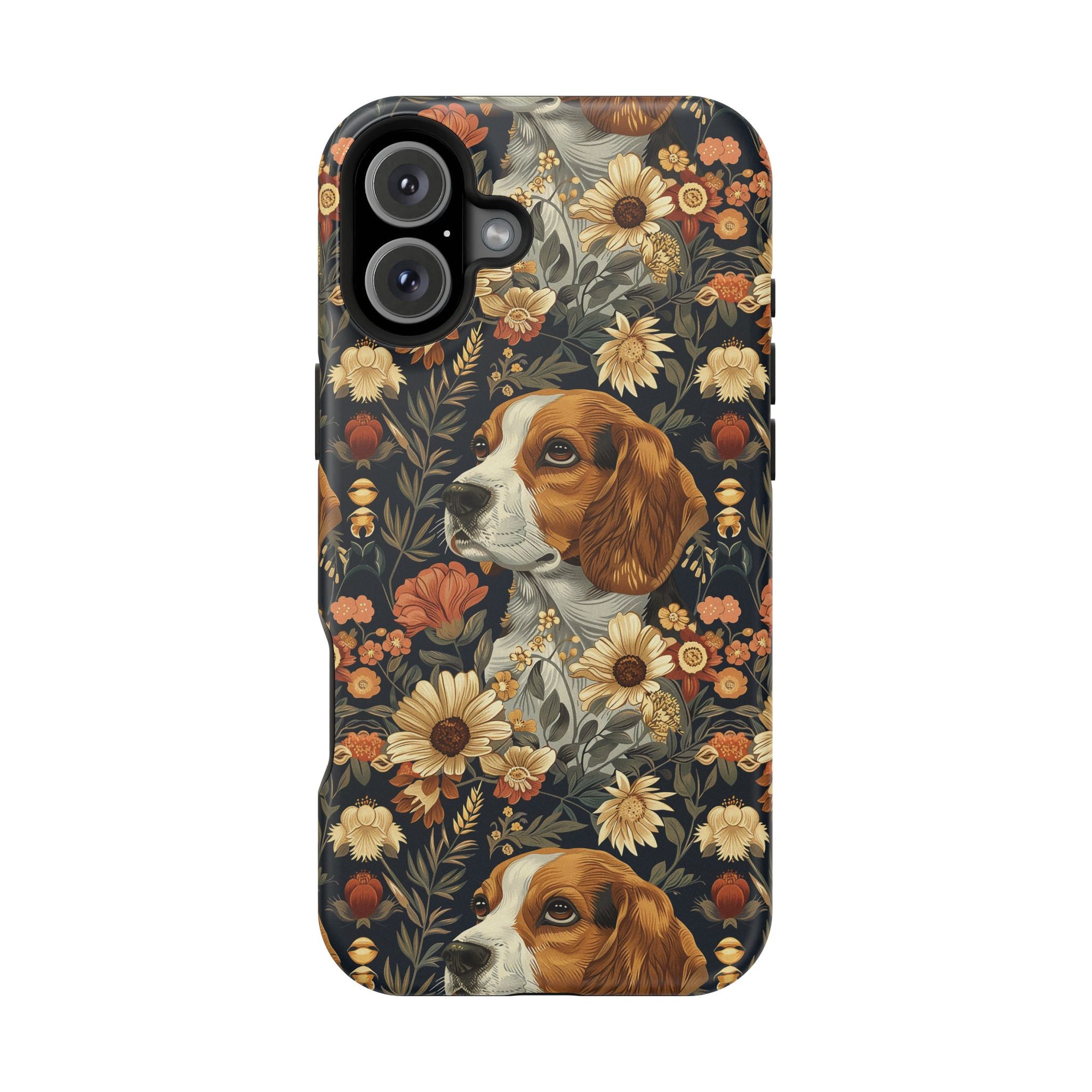 Beagle Blossoms Magnetic Tough Cases