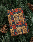 Yorkie Charm Twins Gift Wrap Papers