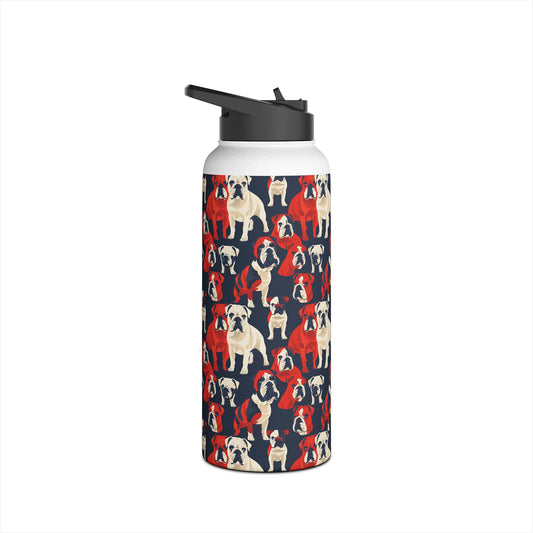 Bulldoggy Bliss Chomper Stainless Steel Water Bottle