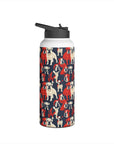 Bulldoggy Bliss Chomper Stainless Steel Water Bottle