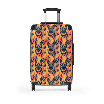 Impressionistic German Shepherds Suitcase