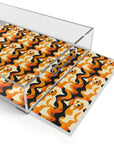 Golden Woof Abstract Glamour Acrylic Serving Tray