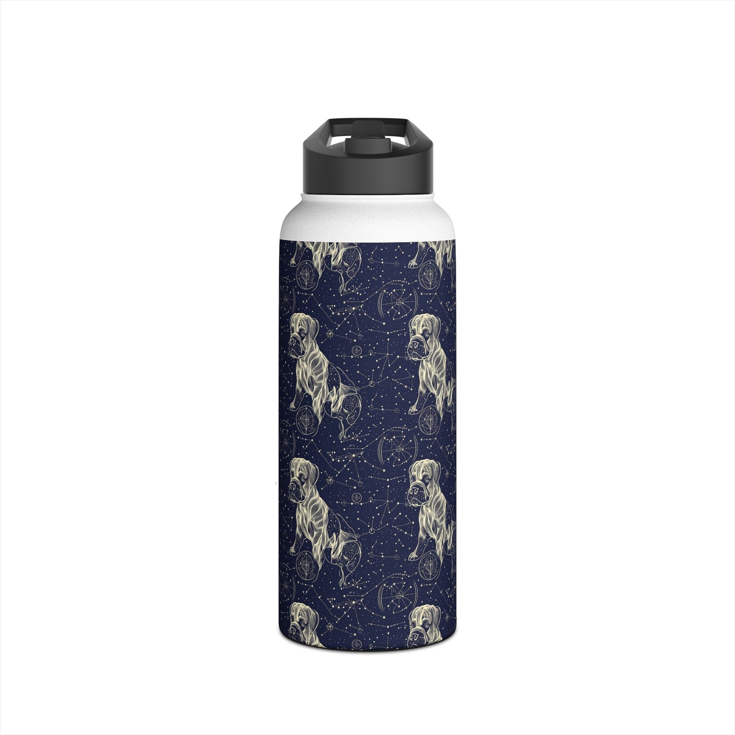 Celestial Boxer Bliss Stainless Steel Water Bottle